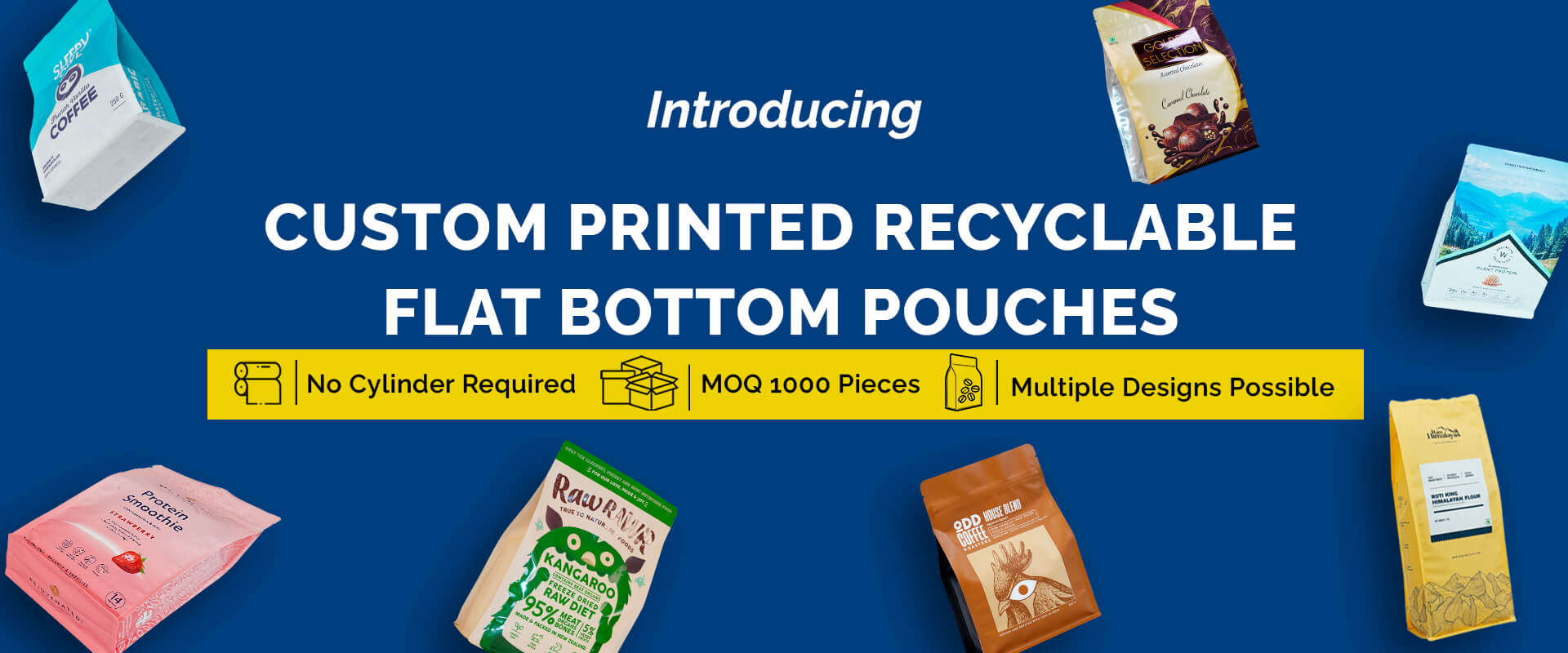 Flat Bottom Pouches Packaging