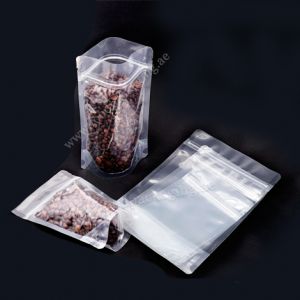 Both Side Transparent Stand Up Pouches with Zipper