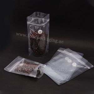 Both Side Transparent Stand Up Pouches with Zipper